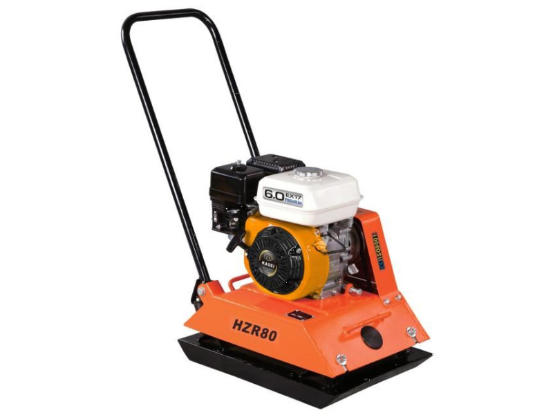 Hungary product data sample: Lapvibrátor Kasei HZR80 4 ütemű ohc ex17, 169 cm3, 4.2 kw, nyomaték 13 kn, gumilap nélkül