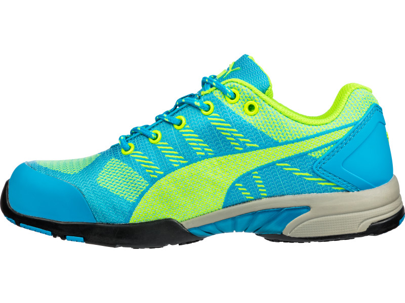 Hungary product data sample: MT Puma Celerity Knit Blue Wns S1P HRO SRC női védőcipő 40-es