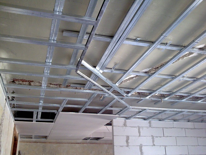 Gipszkartonozás profillal, hogy stabil és pontos legyen a szerkezet