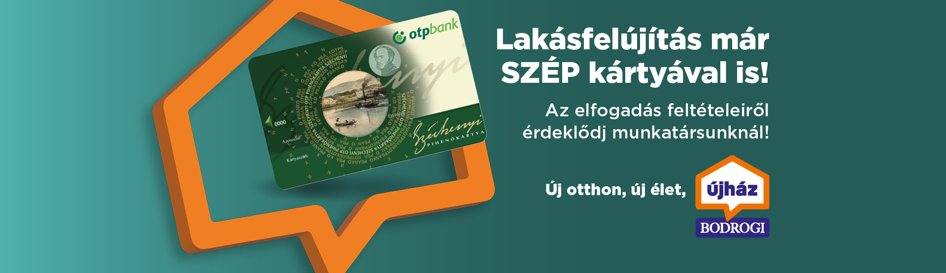 Vásárolj építőanyagot SZÉP Kártyával